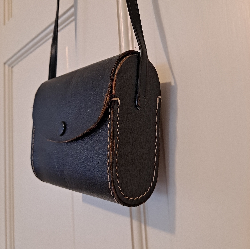 Carl Zeiss Jena black shoulder bag binocular vintage theater case purse opera - Picture 4 of 16